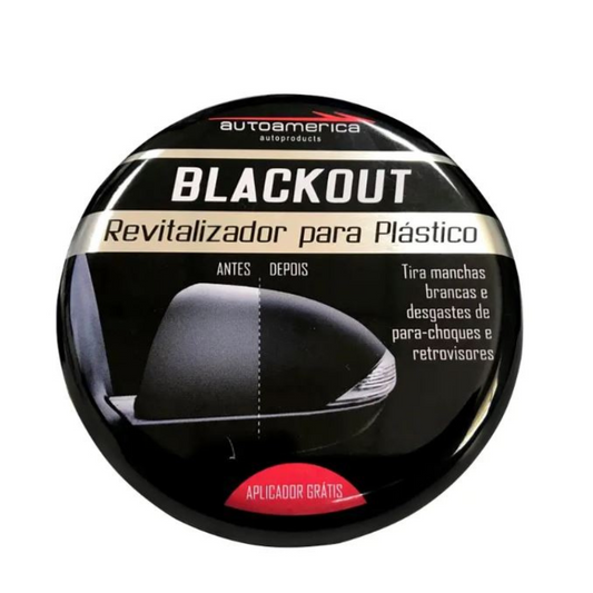 Renovador de plasticos exteriores blackout negro 100 grs