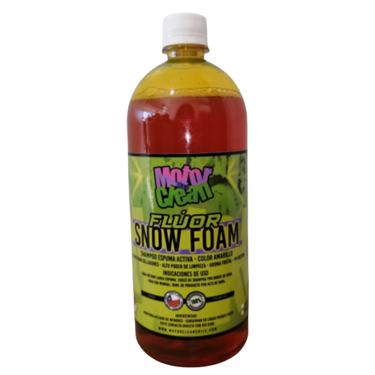 MC – Fluor snow foam – shampoo alta espuma ph neutro 1 Lt