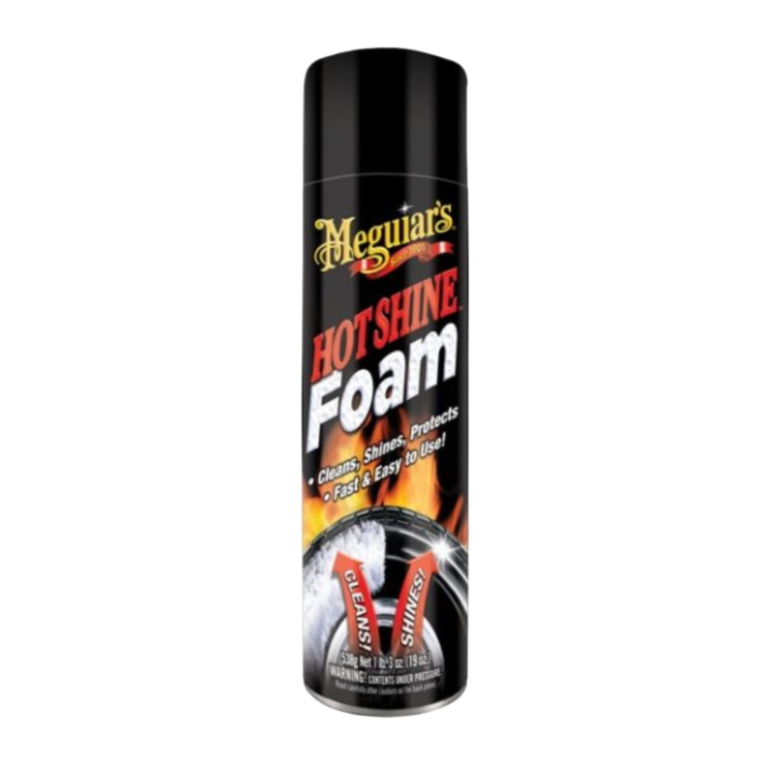 Meguiar’s – HOT SHINE TIRE FOAM – Renovador de neumaticos en espuma