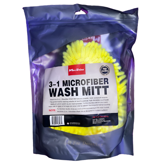 3-1 Microfiber Wash Mitt